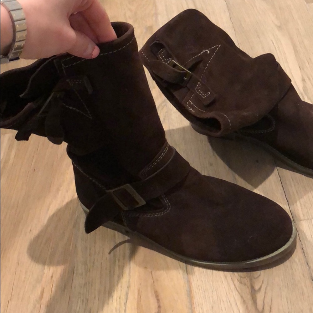 Jeffery Campbell Brown Suede boots